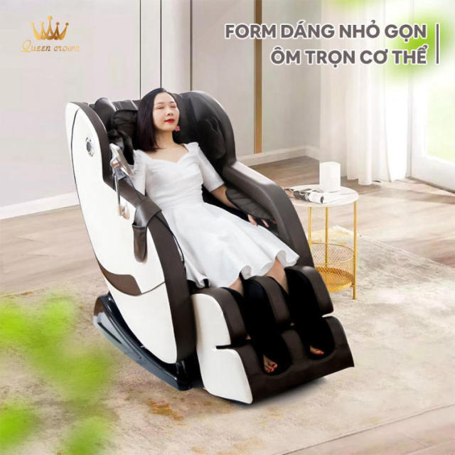 Ghế massage Queen Crown QC T19 có thiết kế nhỏ gọn