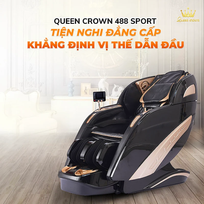 ghế queen crown qc 488 Sport tiện nghi đẳng cấp