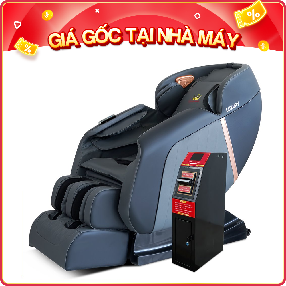 Ghế massage kinh doanh Queen Crown QC KD77 Plus