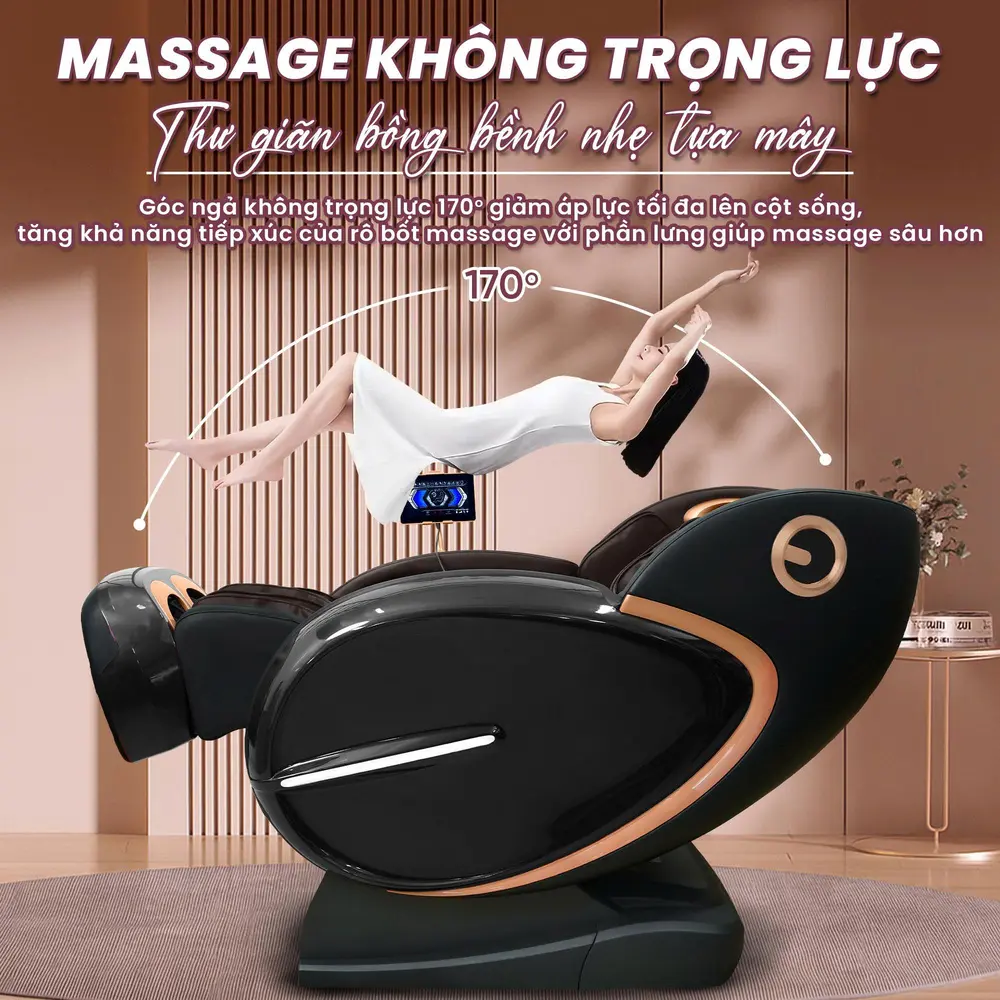 Ghế Massage Queen Crown QL698 Luxury - Không trọng lực