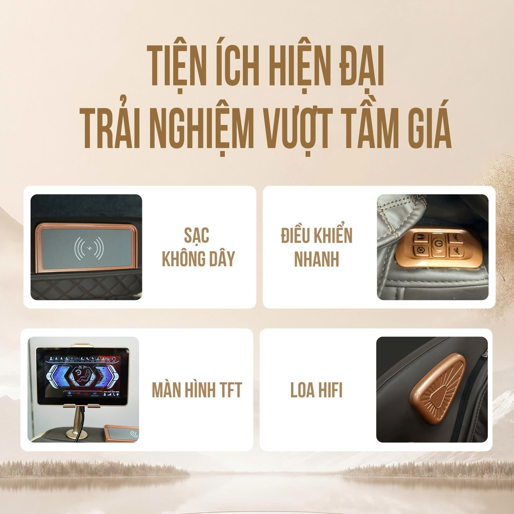 Ghế massage Queen Crown QM S200 - Tiện ích dẫn đầu