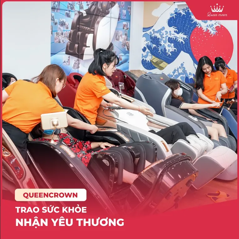 Lý do nên lựa chọn ghế massage Queen Crown cho gia đình