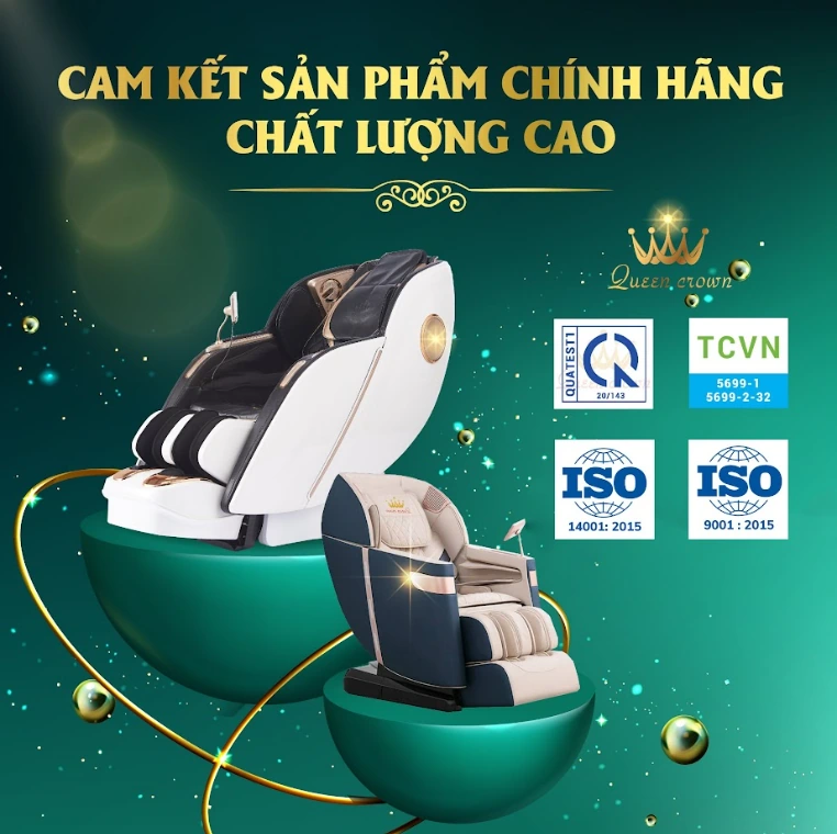 Queen Crown cam kết sản phẩm chính hãng, chất lượng cao