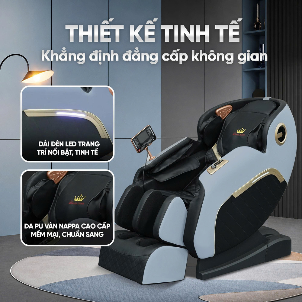 Ghế Massage Queen Crown QE98 Pro - Thiết kế tinh tế