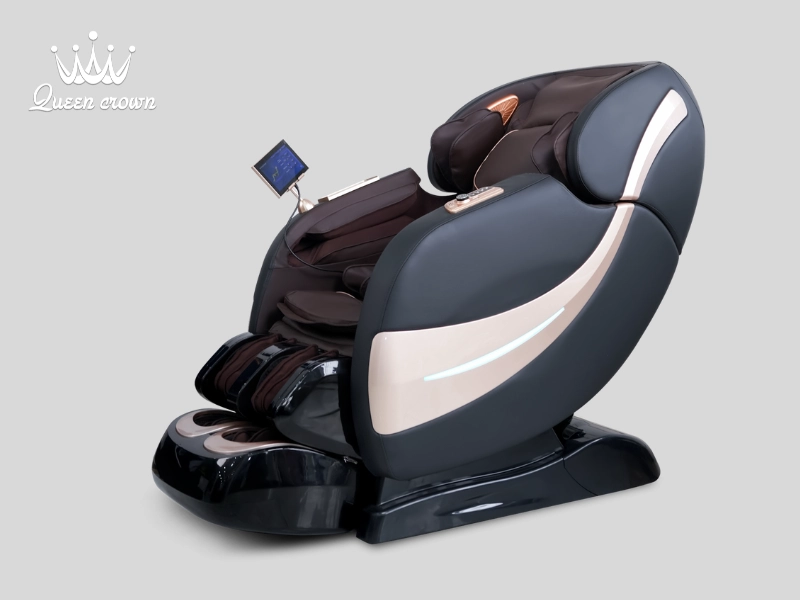 Ghế massage QL 007 Luxury sử dụng chất liệu da PU vân Nappa cao cấp