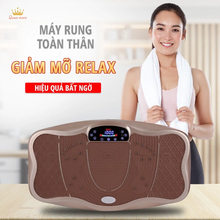 Dành 5 phút mỗi ngày để sở hữu cơ thể săn chắc cùng máy rung toàn thân FR48