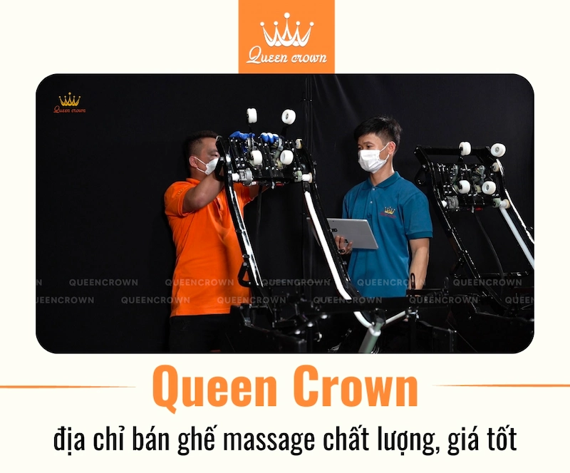 queen crown là địa chỉ bán ghế massage chất lượng cao, giá tốt được nhiều khách hàng ưa chuộng