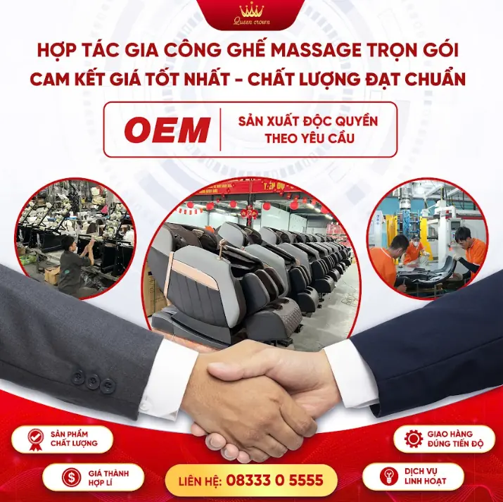 Tạo Dấu Ấn Riêng Từ Gia Công Ghế Massage Độc Quyền