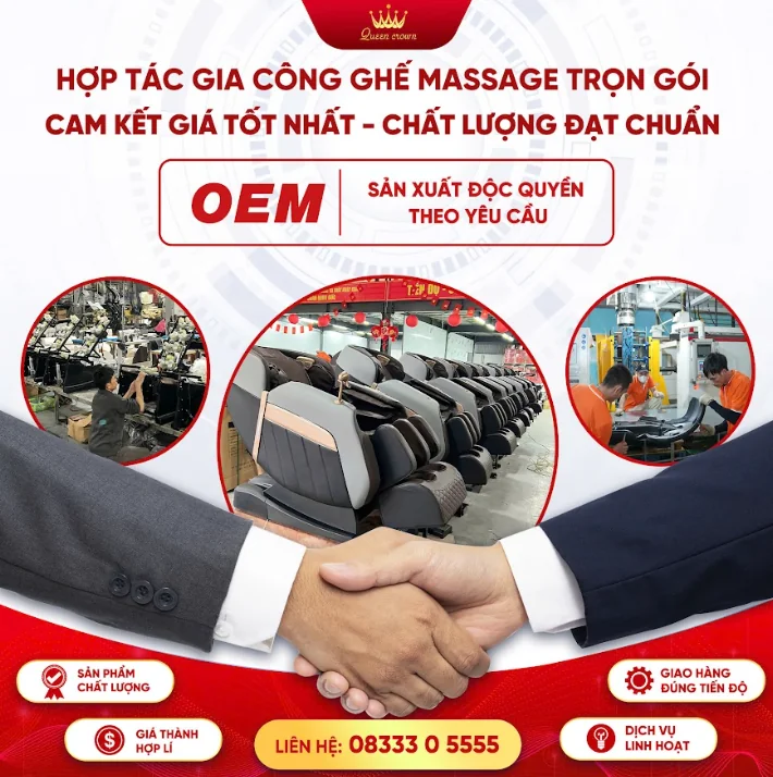 Cam kết chất lượng khi hợp tác gia công với Queen Crown