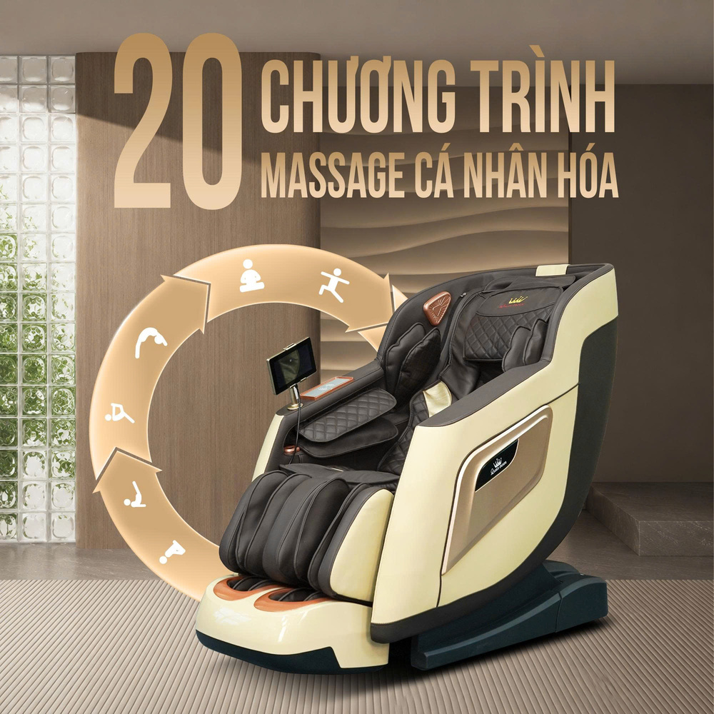 Ghế massage Queen Crown QM S300 - Đa dạng bài tập cho cả gia đình