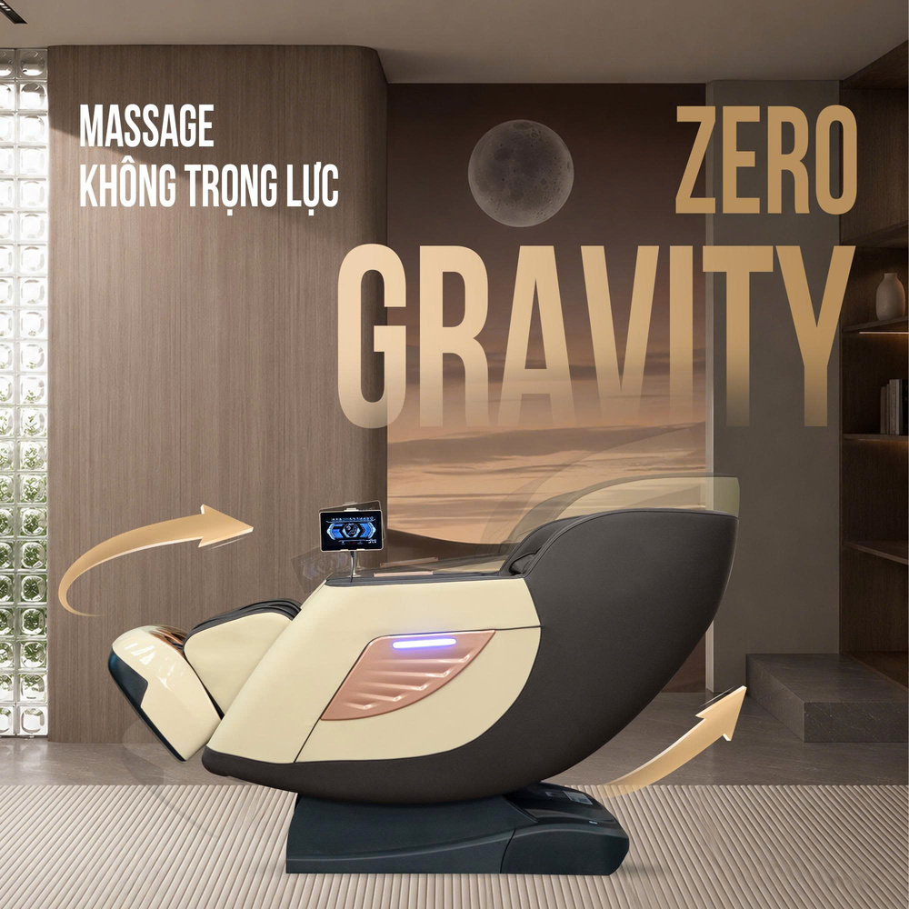 Ghế massage Queen Crown QM S200 - Không trọng lực