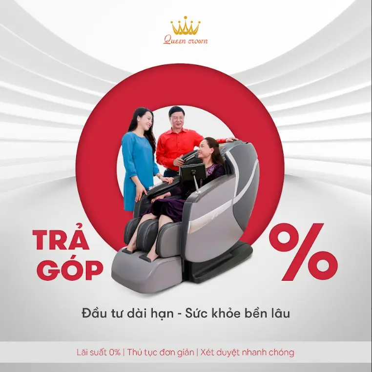 Chính sách trả góp 0% siêu linh hoạt tại Queen Crown