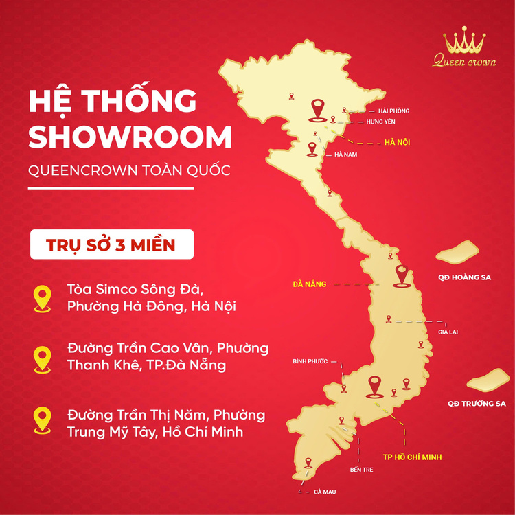hệ thống đại lý ghế massage queen crown