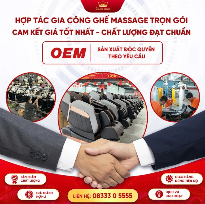 Hợp Tác Gia Công Ghế Massage - Nâng Tầm Chất Lượng & Tối Ưu Hiệu Quả Sản Xuất