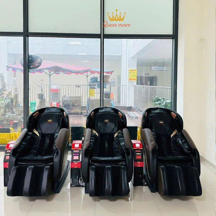 Ghế massage thu tiền Queen Crown tại bệnh viện khu vực Hóc Môn