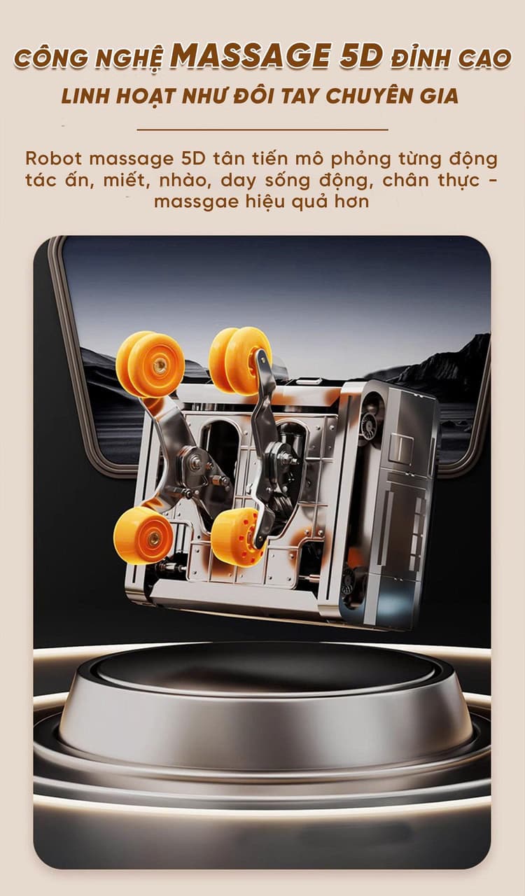 Ghế massage Queen Crown QL05 Pro-X - Công nghệ 5D đỉnh cao