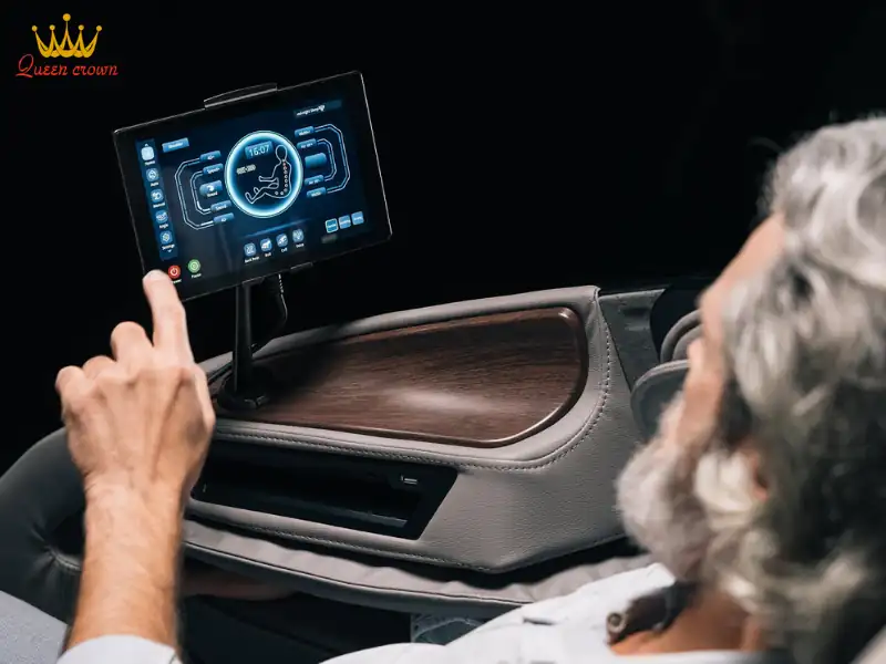 Dấu hiệu nhận biết màn hình ghế massage bị sọc