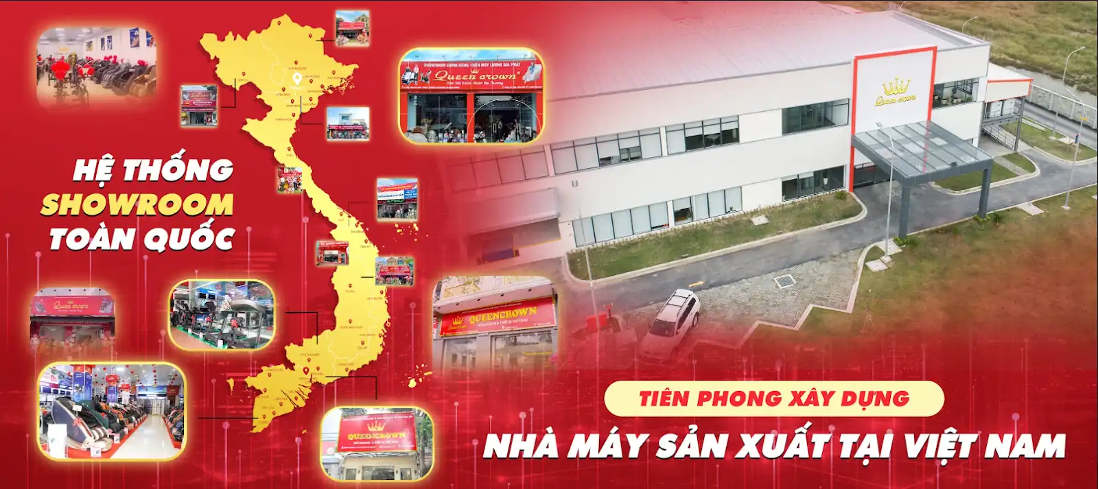 Khám Phá Nhà Máy Ghế Massage Queen Crown Tại Việt Nam