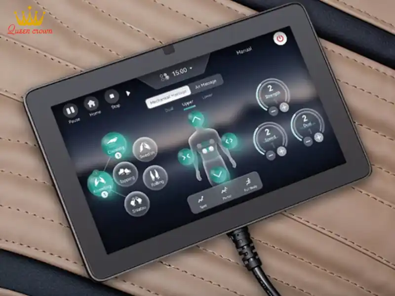 Màn hình điều khiển ghế massage bị nứt có sửa được không?