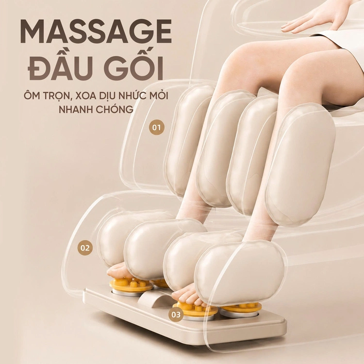 Ghế massage Queen Crown QM301 - Massage đầu gối