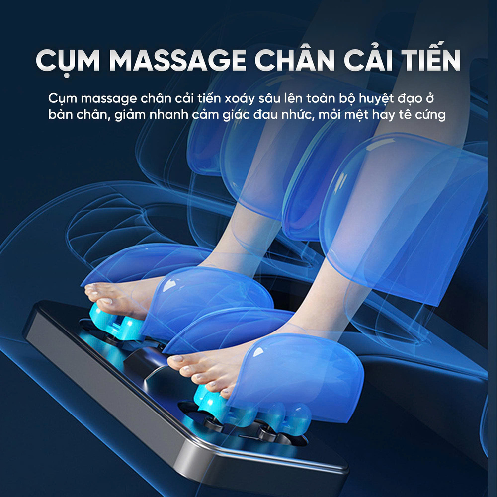 Ghế Massage Queen Crown QE98 Pro - Massage chân chuyên sâu