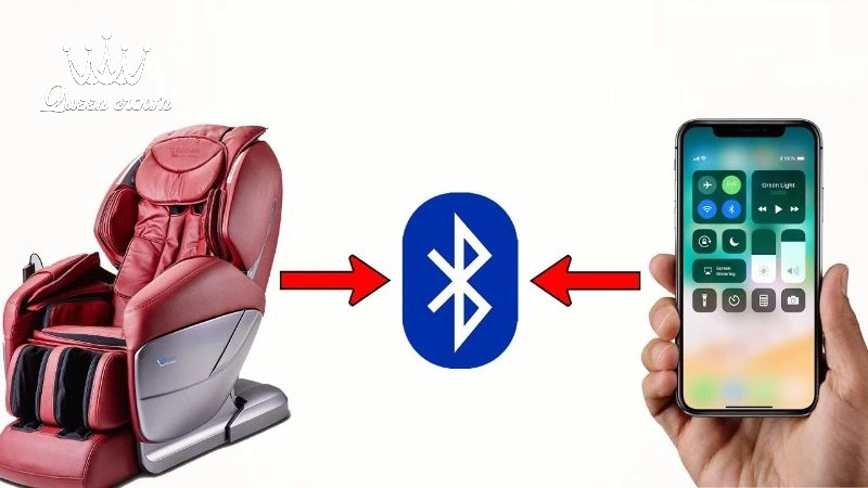 kết nối bluetooth với ghế massage