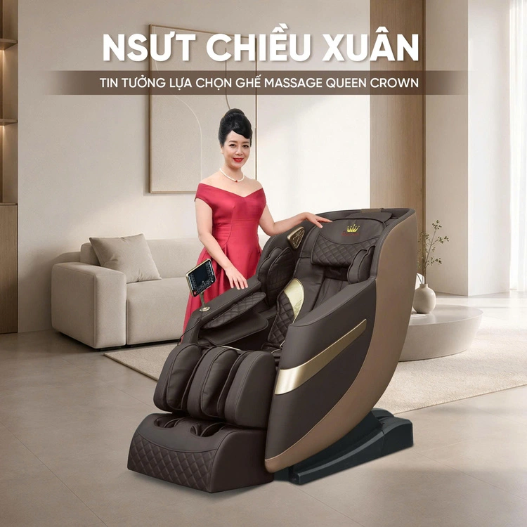 Ghế massage Queen Crown QM301 - Nghệ sĩ tin dùng