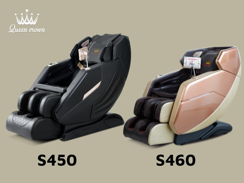 So sánh ghế massage S450 và S460