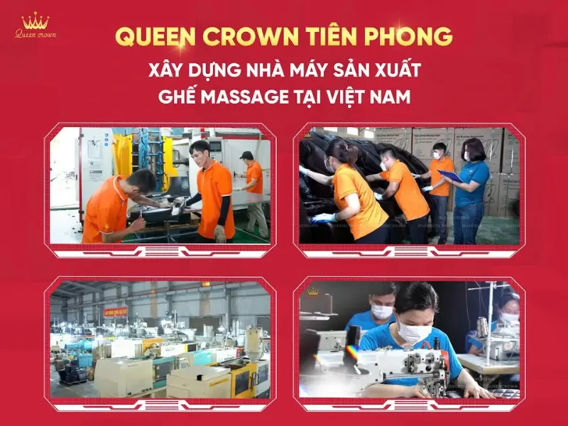 Queen Crown - Đơn vị tiên phong xây dựng nhà máy đầu tiên tại Việt Nam