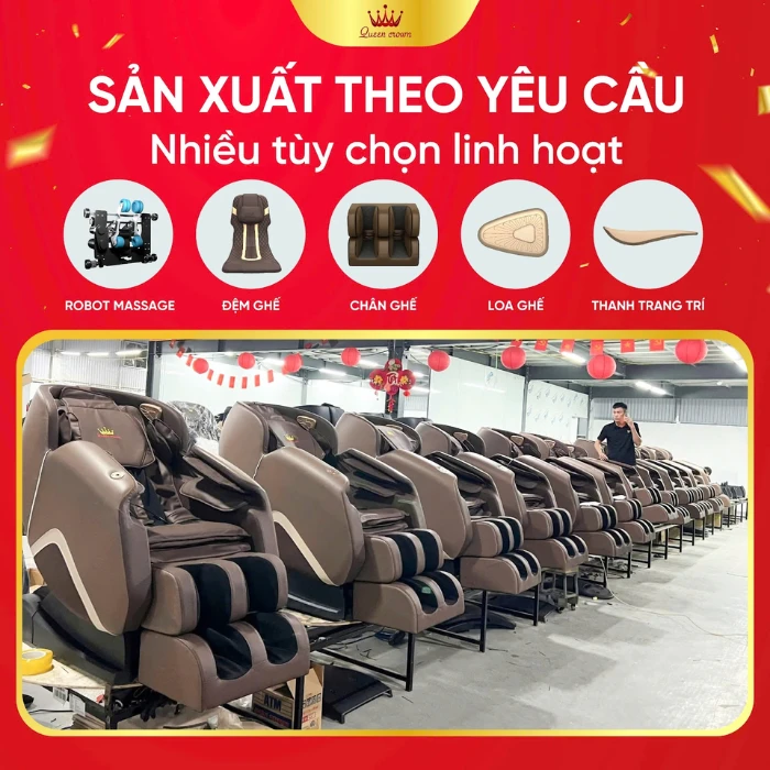 Gia Công Ghế Massage Theo Yêu Cầu