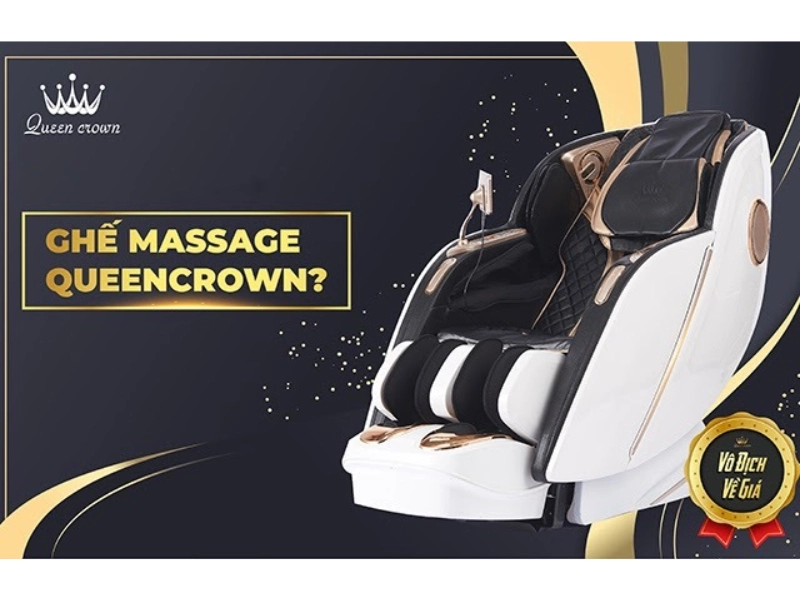 Ghế massage Queen Crown có giá thành rẻ