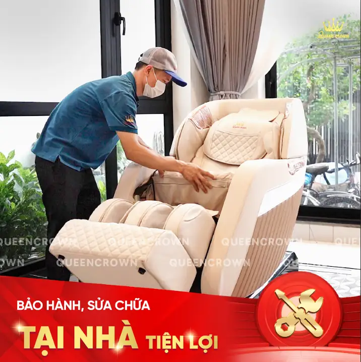 Dịch vụ sửa chữa ghế massage chuyên nghiệp tại Queen Crown