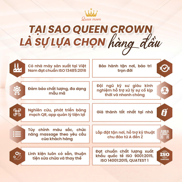 Ghế massage kinh doanh Queen Crown KD008 - Lựa chọn hàng đầu