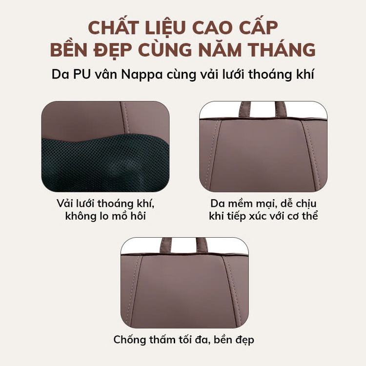 Máy Massage Cổ Vai Gáy Lưng Chất liệu cao cấp