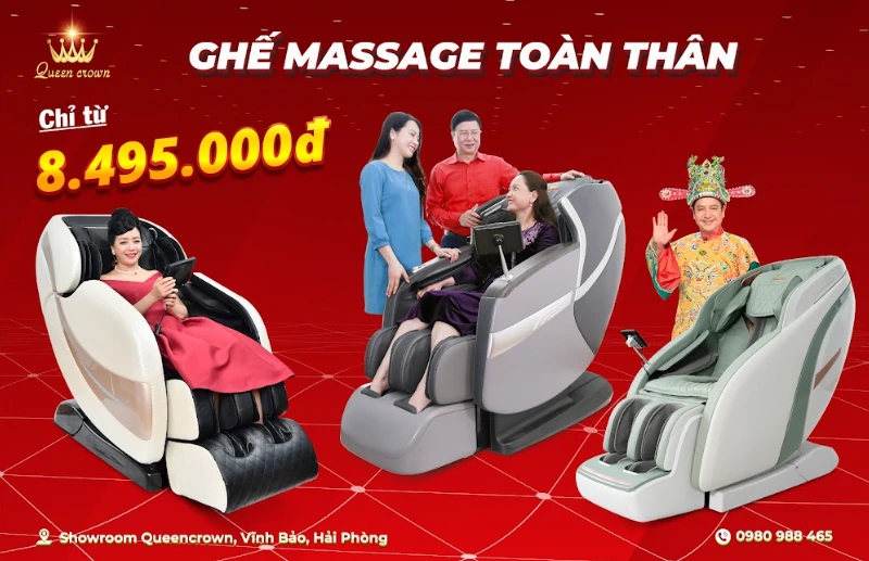 ghế massage tại Hải An
