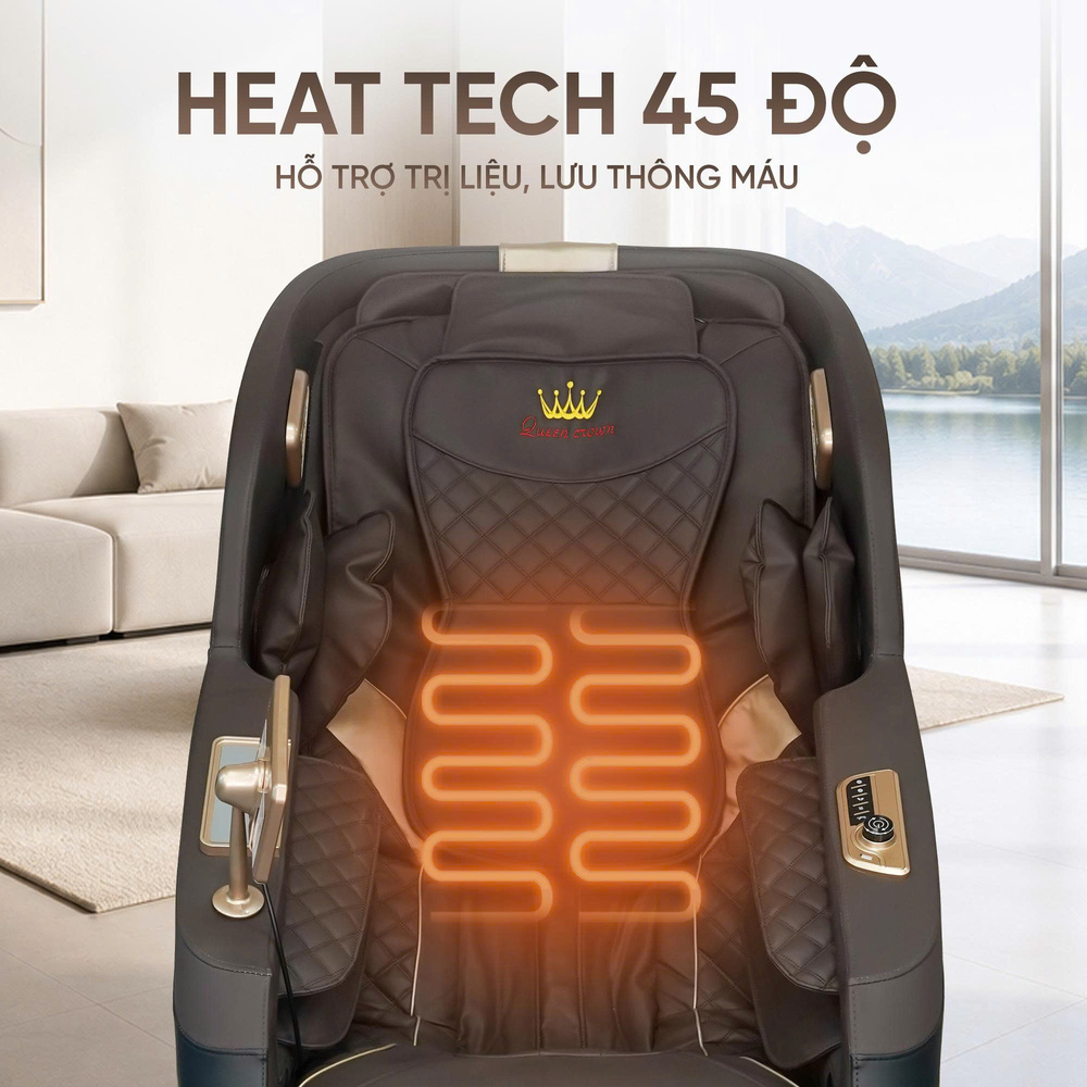 Ghế Massage Queen Crown QM501 - Sưởi ấm