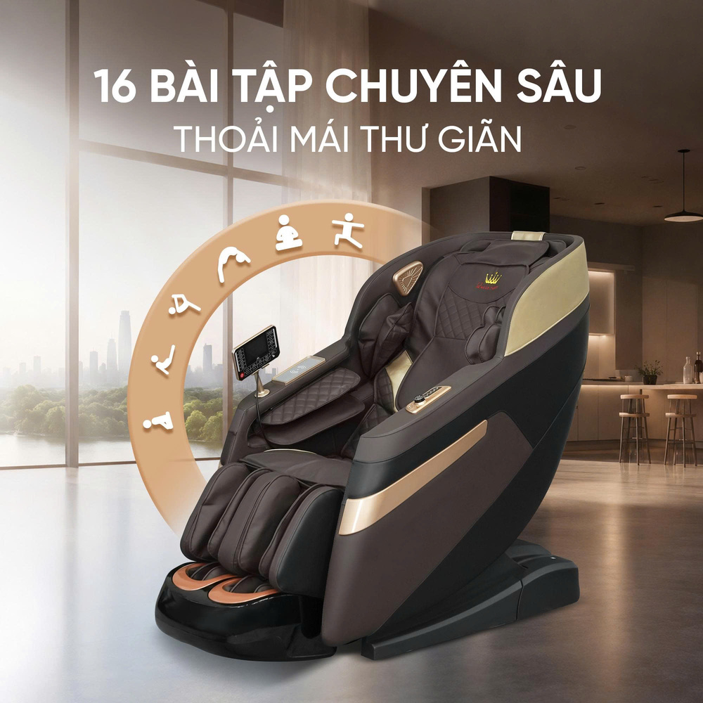 Ghế Massage Queen Crown QM501 - Bài tập