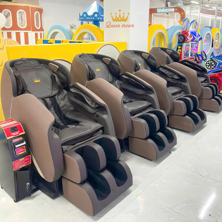 Ghế Massage kinh doanh Queen Crown tại Khu vui chơi Dragon Center