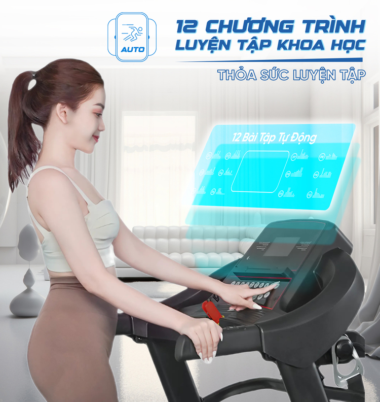 Máy chạy bộ QS592 Đa dạng bài tập