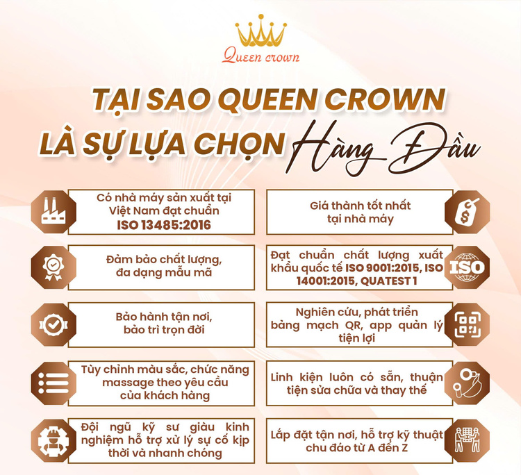 Ghế massage kinh doanh Queen Crown KD79 Plus - Lựa chọn hàng đầu