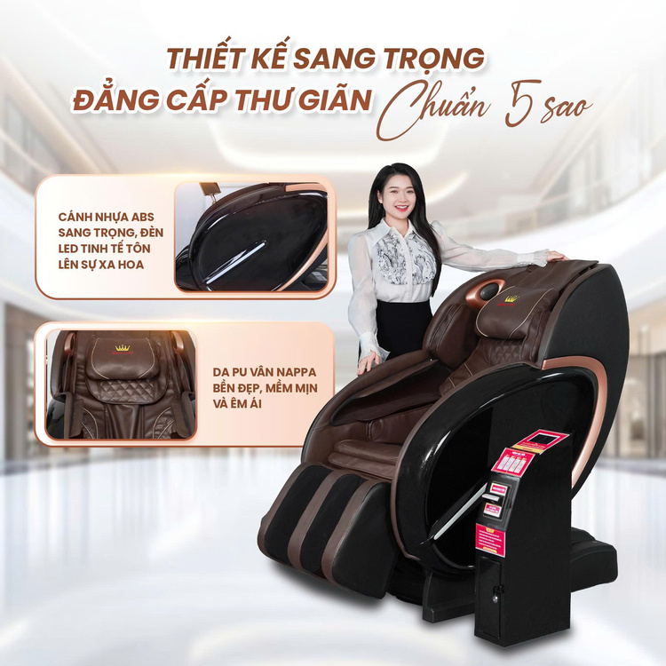 Ghế massage kinh doanh KD008 QR - Thiết kế sang trọng