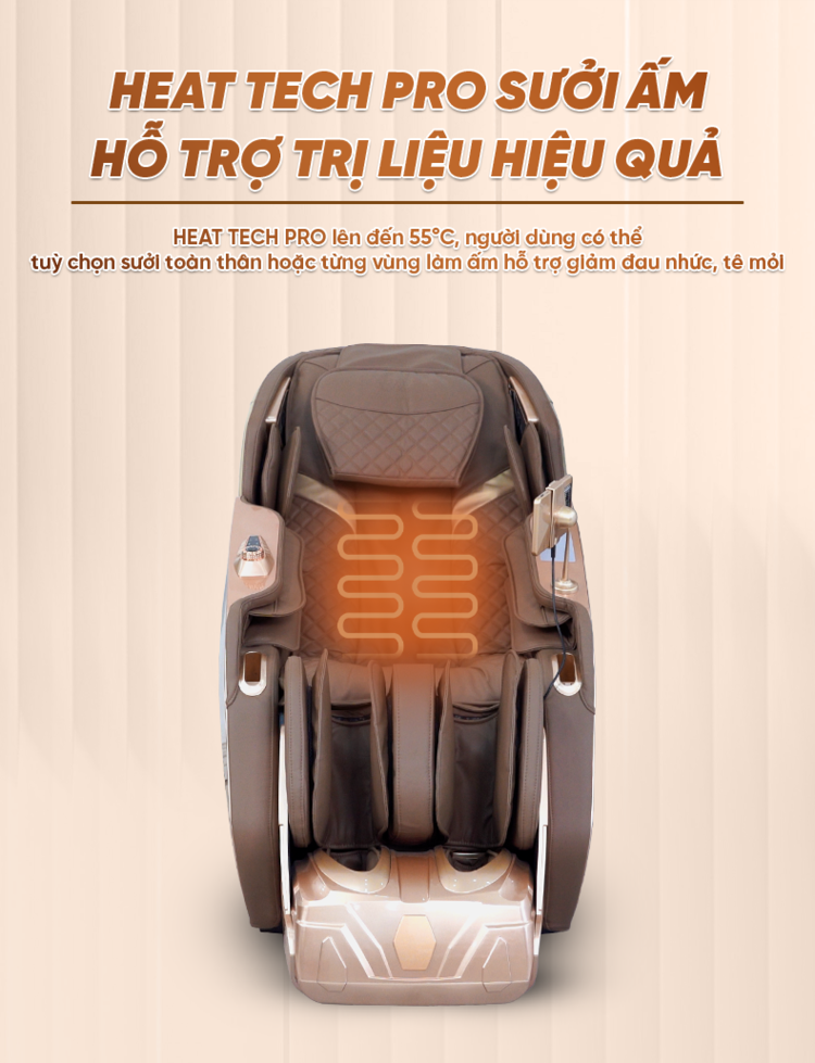 Ghế Massage Cao Cấp Queen Crown A009 Diamond Nhiệt hồng ngoại sưởi ấm