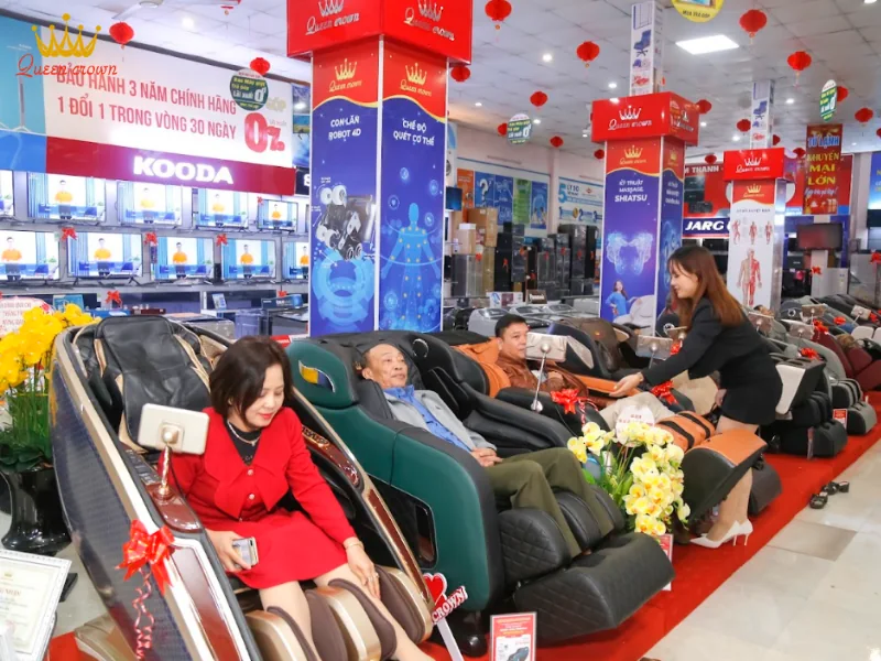 Các lý do nên chọn ghế massage Queen Crown cho gia đình