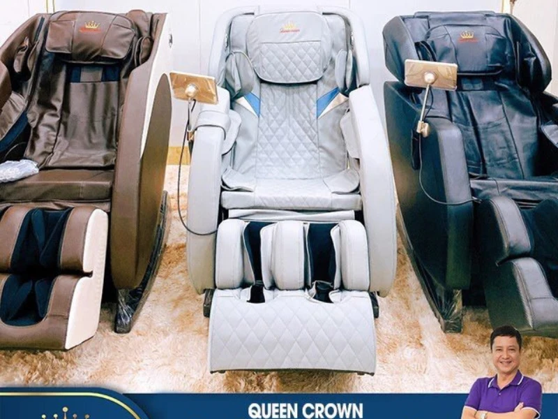 Queen Crown là địa chỉ bán ghế mát xa Vĩnh Long uy tín