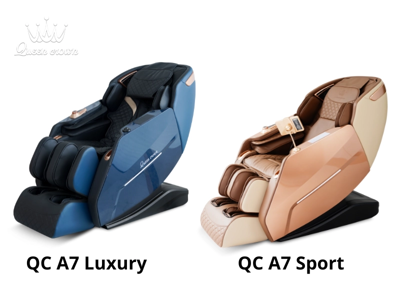 Nên lựa chọn ghế massage QC A7 Luxury hay QC A7 Sport