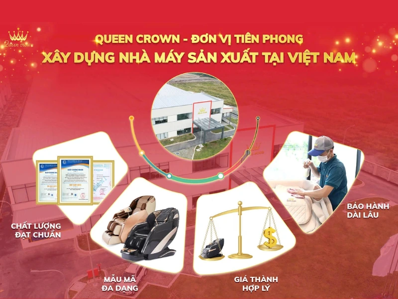 Những lợi thế khi làm việc cùng nhà máy Queen Crown