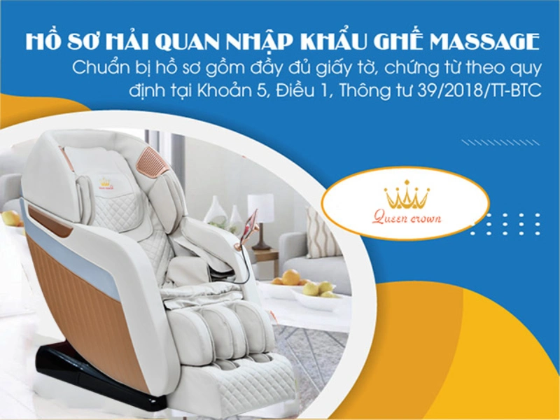 Chuẩn bị hồ sơ đầy đủ để nhập khẩu ghế massage