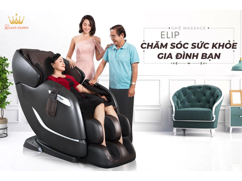 Ghế massage Elip được khách hàng tin tưởng lựa chọn