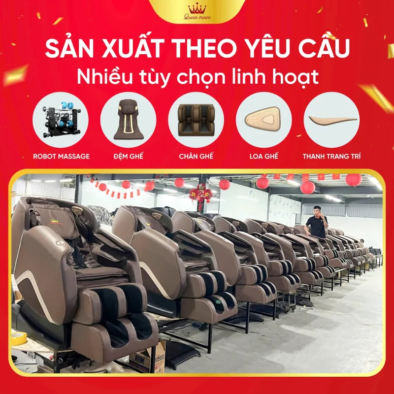 Sản xuất theo yêu cầu với nhiều lựa chọn linh hoạt