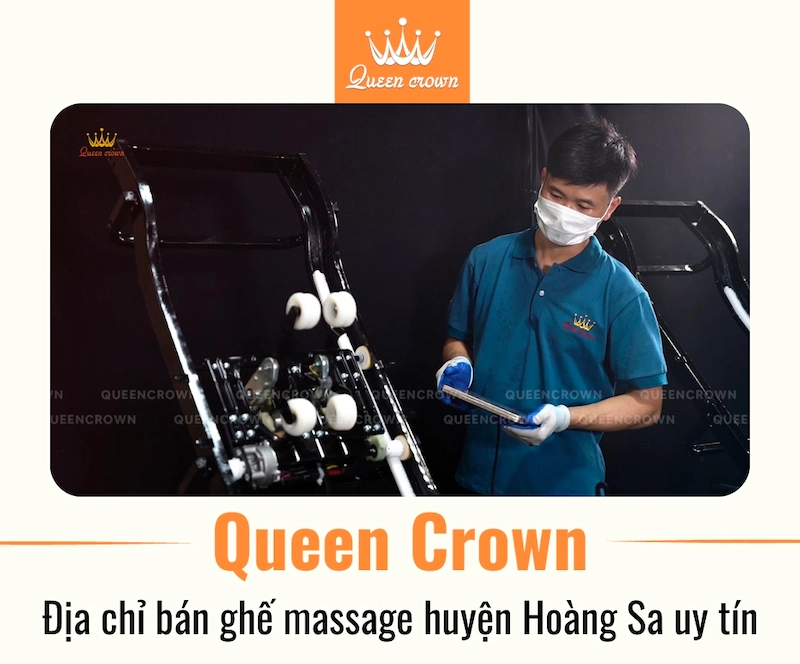 queen crown là lựa chọn hàng đầu mua ghế massage huyện hoàng sa
